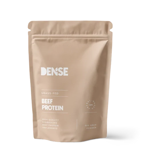 Dense Białko Wołowe od Bydła Karmionego Trawą, Bezsmakowe 500 g, Grass-Fed Beef Protein